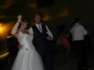 Sposo e sposa ballando con betty dj vila bel poggio
